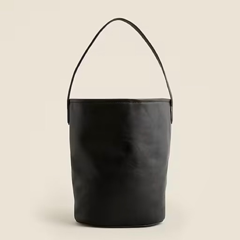 J.Crew Berkeley bucket bag in black leather- NWT and sold out online